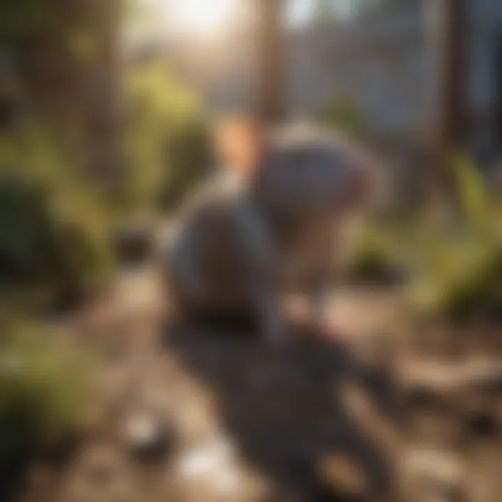 Understanding Rat Behavior in Outdoor Spaces Illustration of rat behavior patterns