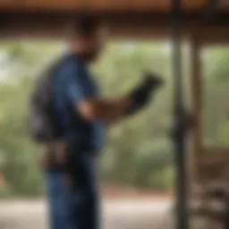 Pest Control Specialist Inspecting Property