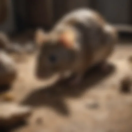 Illustration of detecting a dead mouse in a home