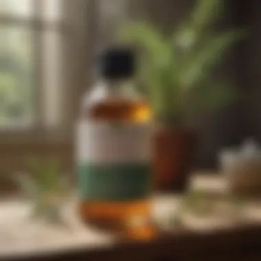 Tea tree oil being diffused in a room