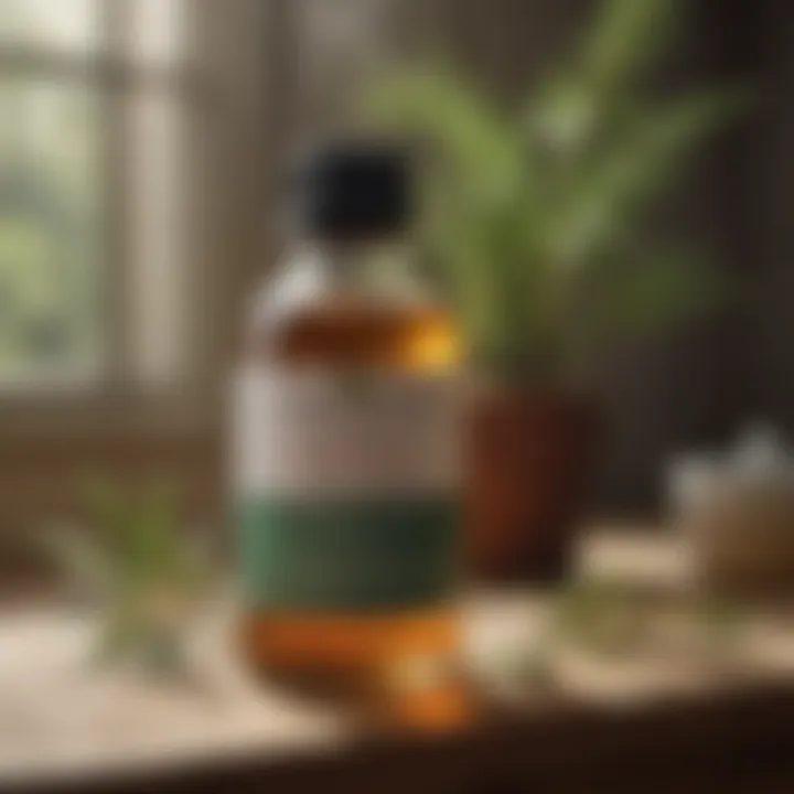 Tea tree oil being diffused in a room