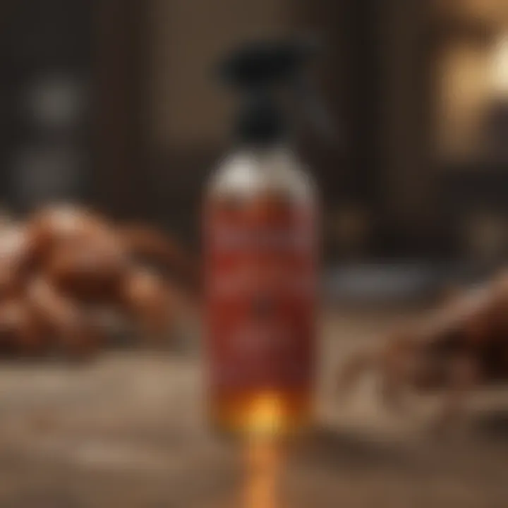 DIY scorpion repellent spray bottle