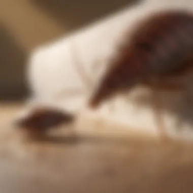 Effective Bed Bug Removal with Vacuum Illustration of vacuum cleaner removing bed bugs
