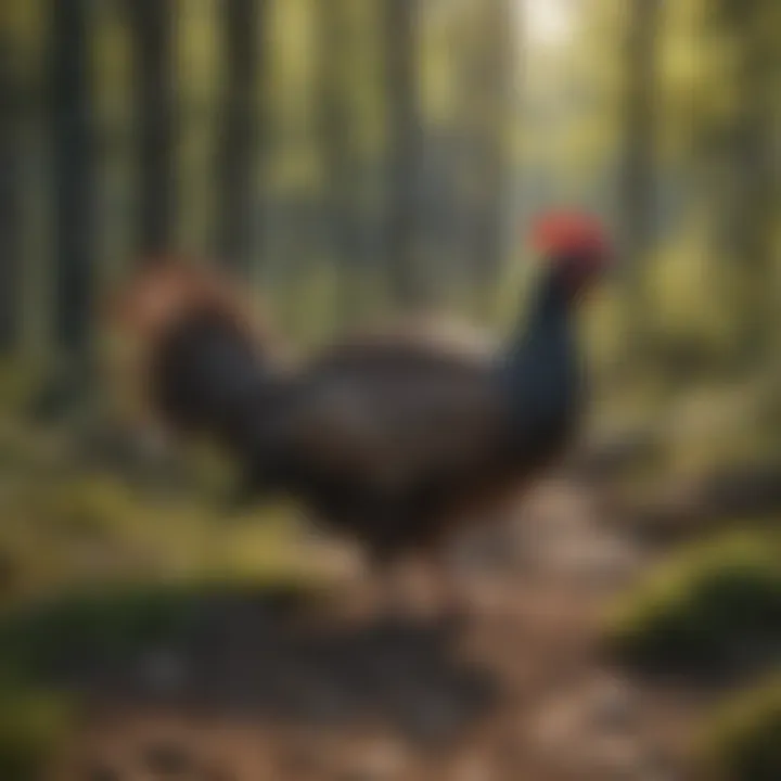 Eastern Turkey in Woodland Habitat