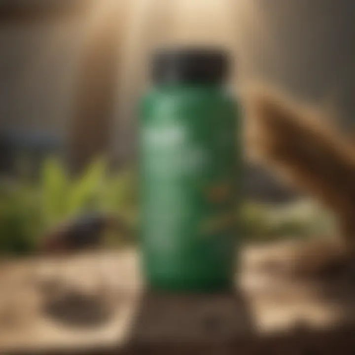 A close-up of eco-friendly pest control products used by Eastside Exterminators