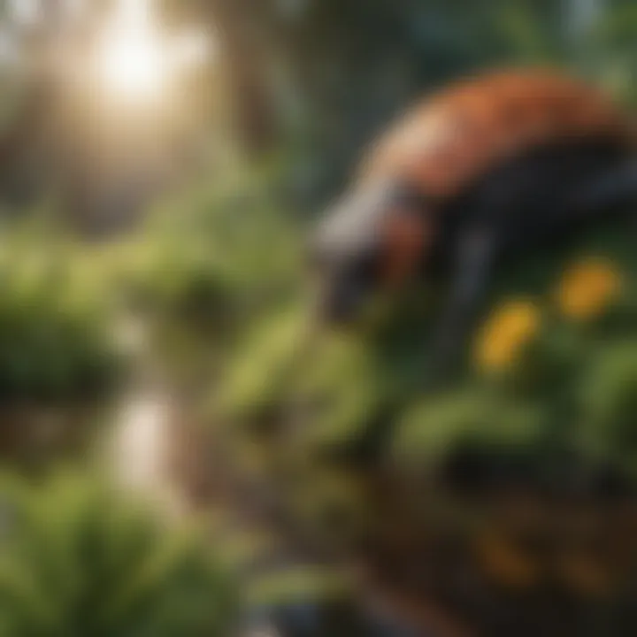 Ecosystem Balance in Pest Management A vibrant ecosystem indicating the balance of nature in pest management