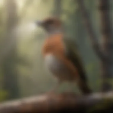 Sustainable Bird Fogger Model Eco-Friendly Bird Fogger in Natural Habitat