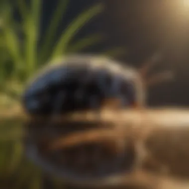 Creative depiction of environmentally friendly pest control methods