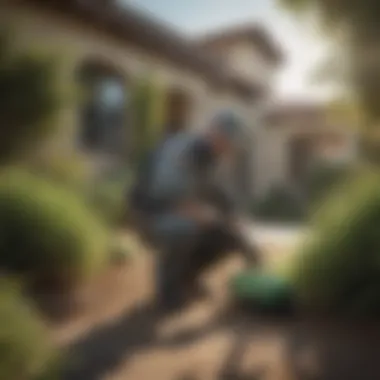 Eco-Friendly Pest Control Methods Technician applying eco-friendly pest control solution in Temecula