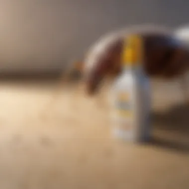 Effective Application Techniques for Bed Bug Spray Illustration of effective application techniques for bed bug spray