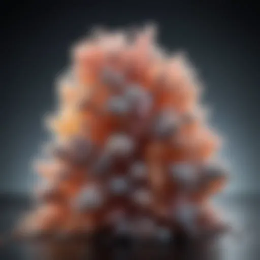 A crystal structure of borax highlighting its chemical composition
