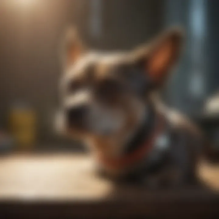 DIY flea collar using natural ingredients