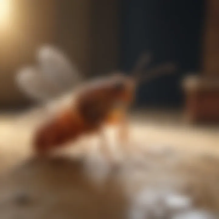 Natural flea spray for home environment