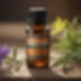 Organic essential oils for flea eradication