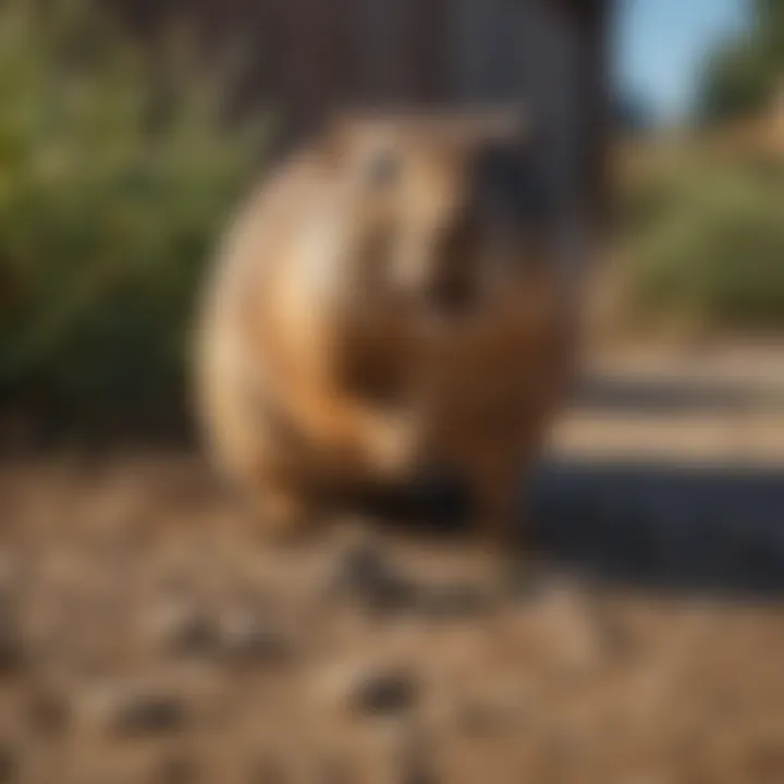 Effective gopher trapping in yard