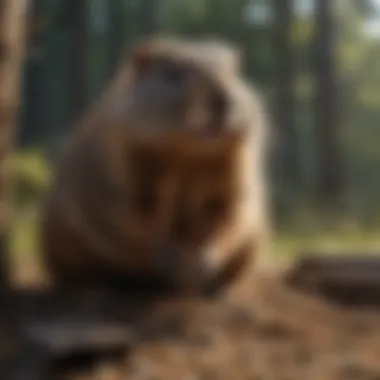 Precision Trapping Method Groundhog Trapping Technique