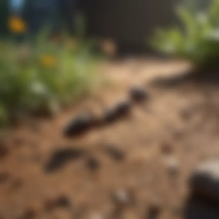 Effective management strategies for in-ground ant infestations