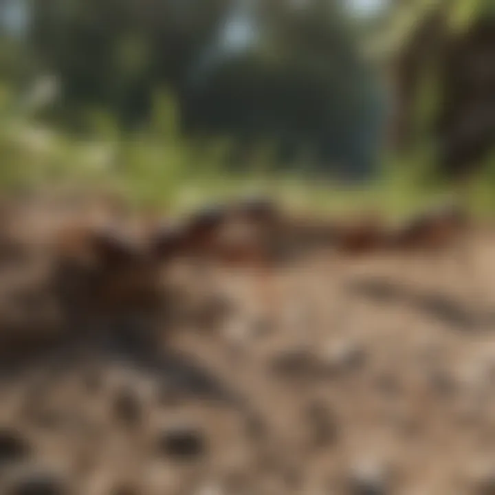 Preventive measures to deter ground-nesting ant infestations