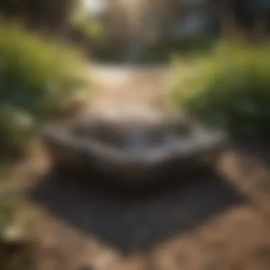 Insect traps strategically placed in yard