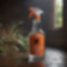 Spider repellent spray bottle