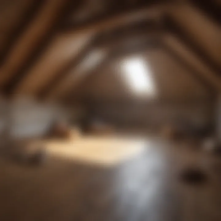 Secured and Sealed Attic A well-sealed attic with no visible openings