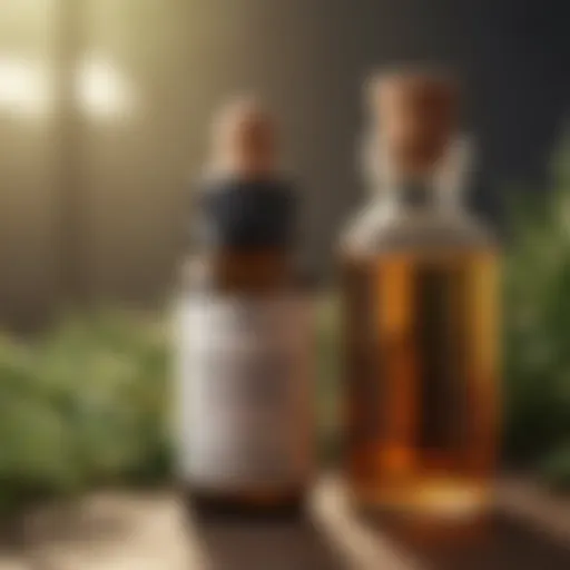 Aromatic Essential Oils Blend in Glass Bottle