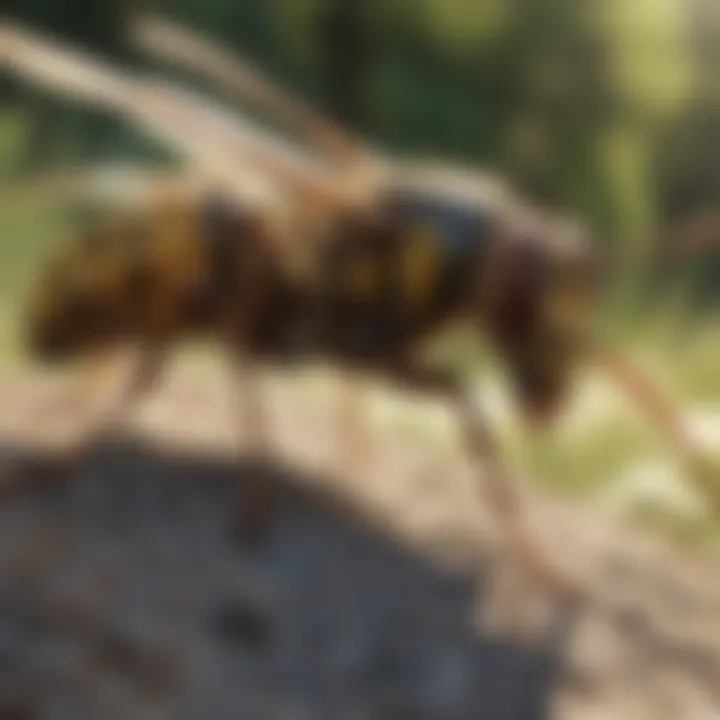 Eco-friendly approaches to managing wasp populations illustrated