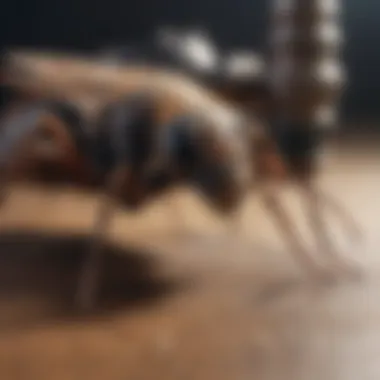 Precision Ant Extermination Professional exterminator with advanced equipment