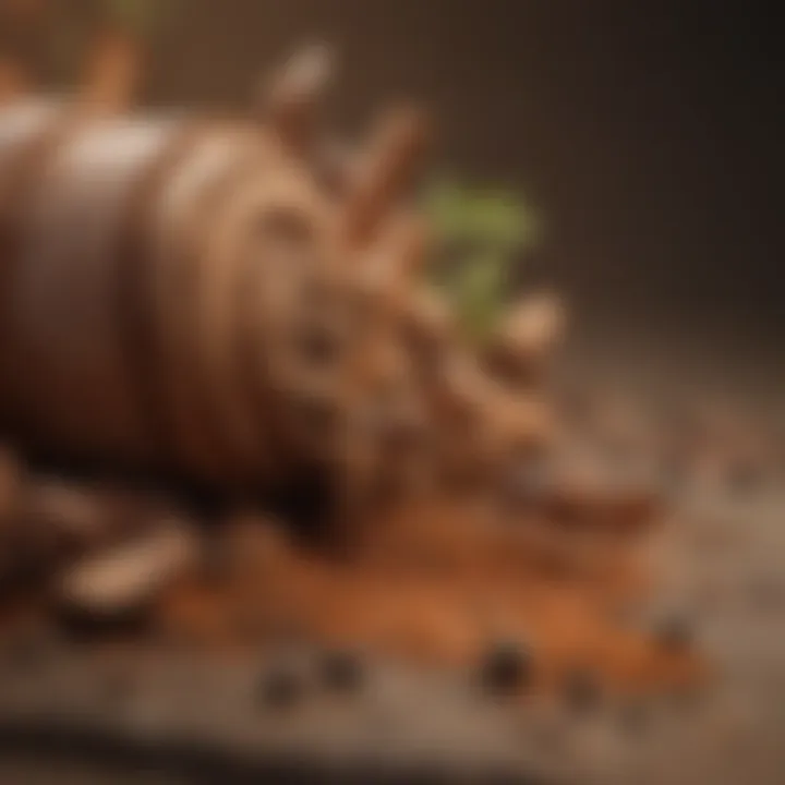 Cinnamon barrier for ants