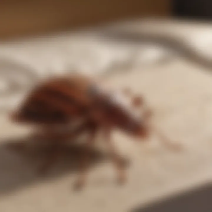 Infographic displaying common signs of bed bug infestation in a home setting.
