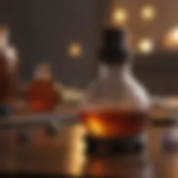 Essential oils diffuser for odor removal