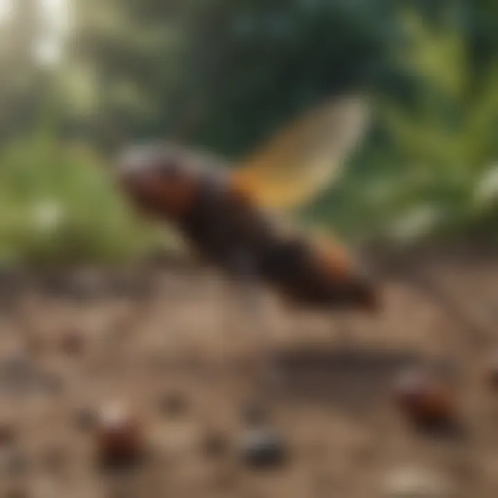 Display of various baits and traps for pest control