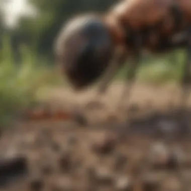 Infographic showing natural deterrents for crazy ants