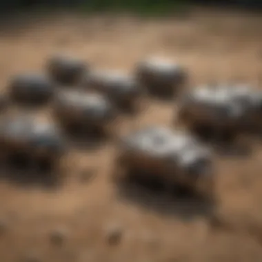 A variety of traps specifically designed for mole control, displayed neatly.