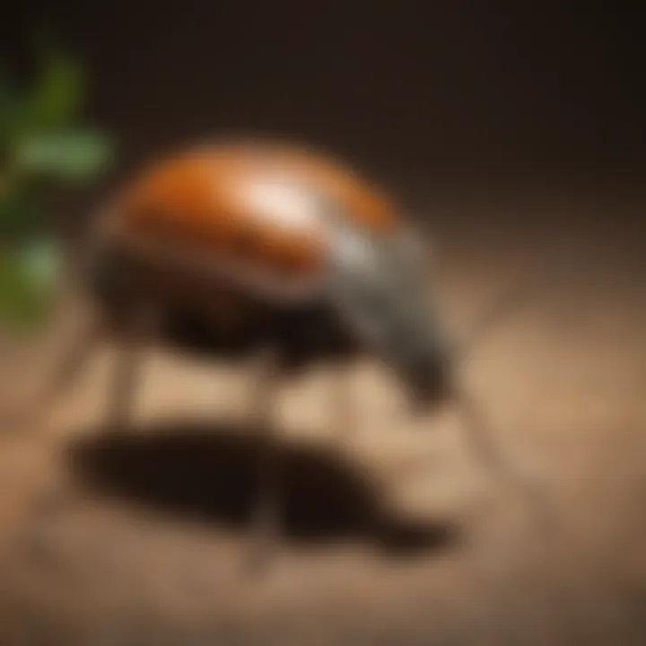 A natural remedy for stink bug control displayed on a table