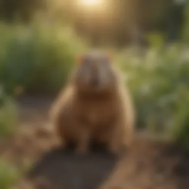 A variety of natural gopher deterrents such as plants and essential oils