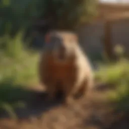 Understanding gopher behavior in the yard