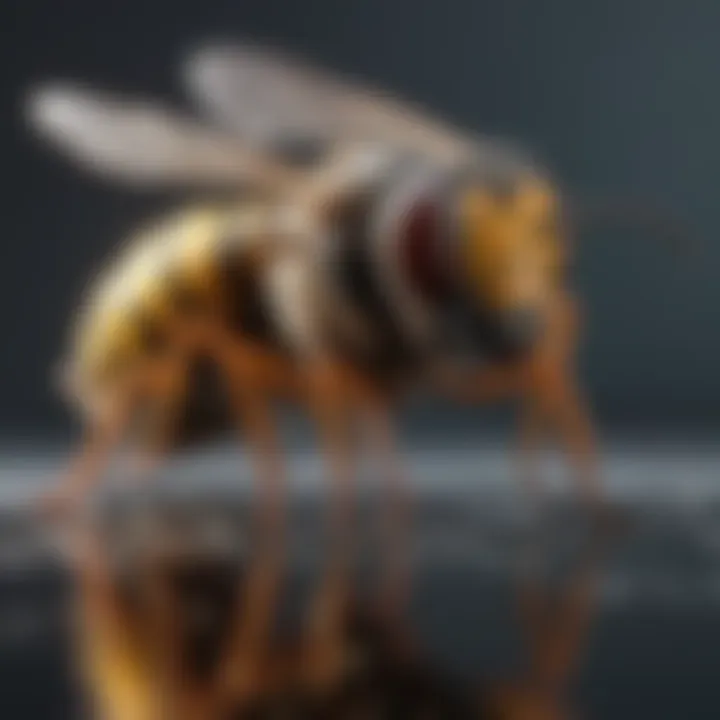 Visual representation of scents that repel wasps and hornets