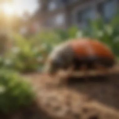 Illustration showcasing eco-friendly pest prevention techniques