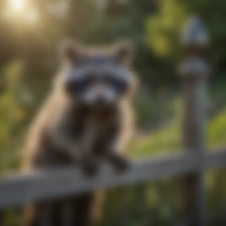 Building a fence around the garden