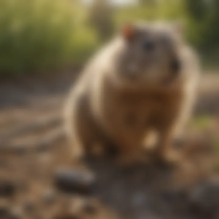 Humane Trapping Techniques for Gophers Humane gopher trapping method illustration