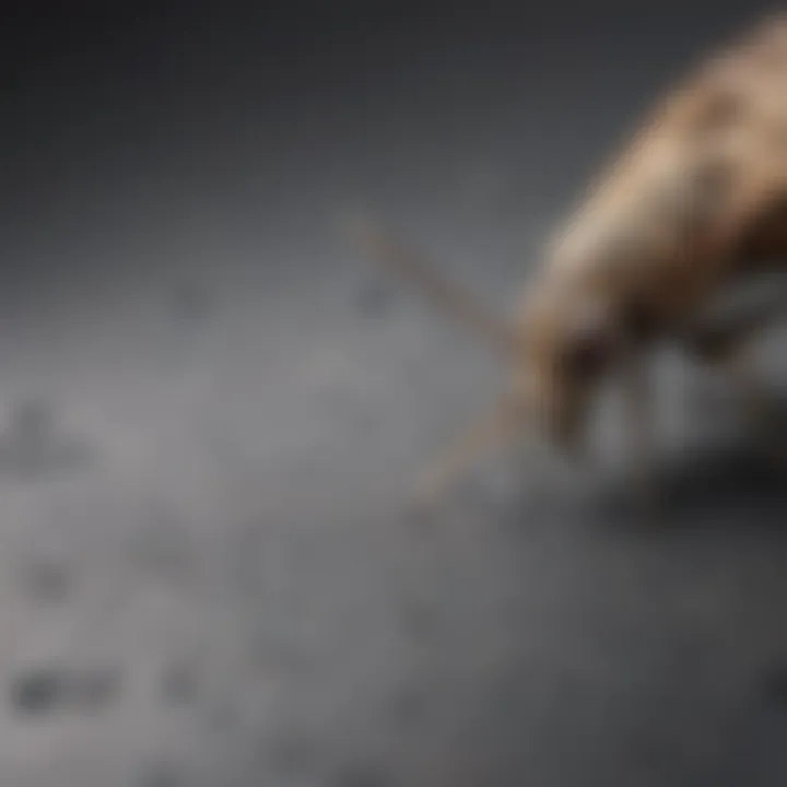 Applying Insecticide for Moth Control Insecticide spray targeting moths