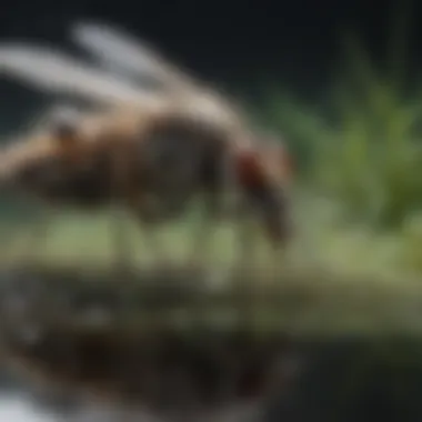 Innovative Larvae Management Techniques Mosquito larvae control in stagnant water
