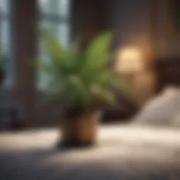 Natural mosquito repellent plant in bedroom