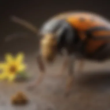 Biological pest control using beneficial insects