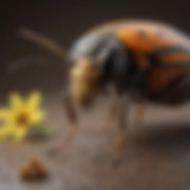 Biological pest control using beneficial insects