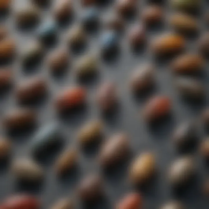 A visual representation of pest identification, displaying common household pests with labels.