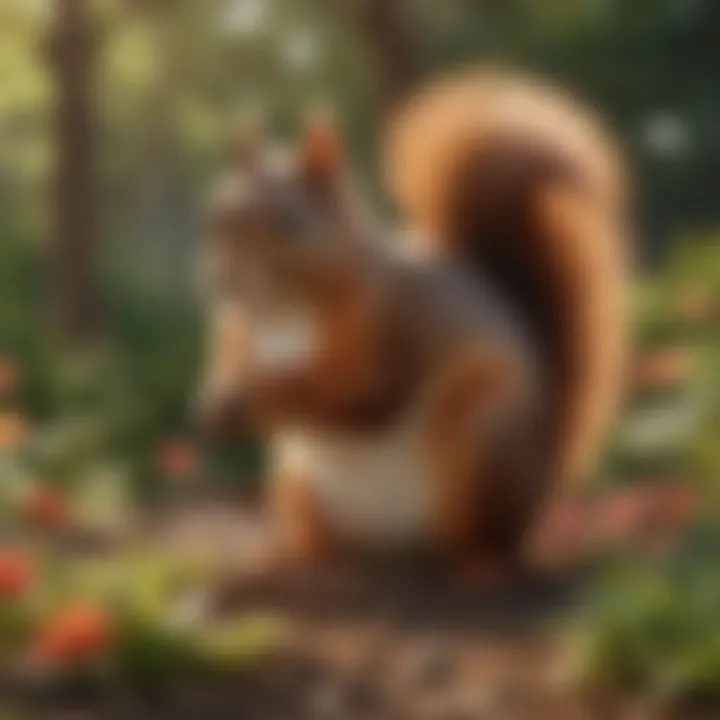 Strategic Flowerbed Planting to Repel Squirrels Squirrel Repellent Flowerbed Planting