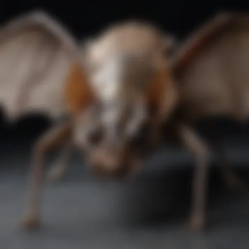 Close-up of a bat bug on a surface