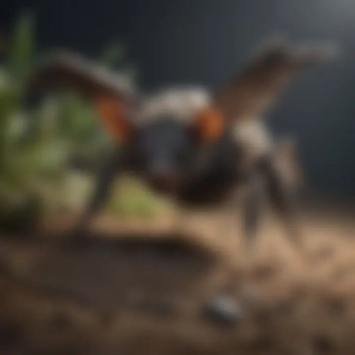 Illustration of preventative measures against bat bugs